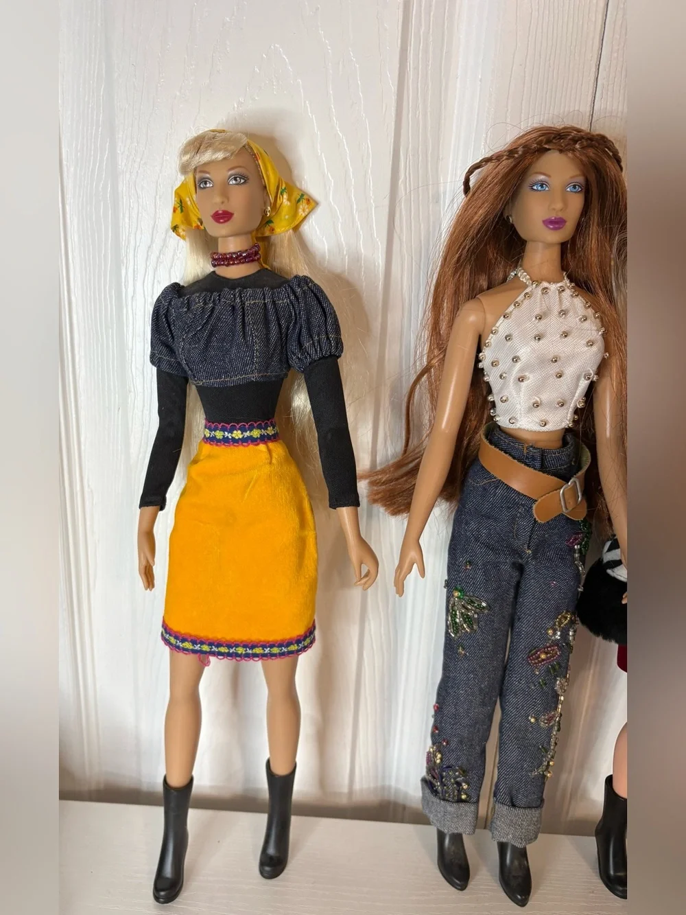Lot of 6 Jakks Pacific Elle Trendwatch 15” Fashion Dolls City Chic Walk on Wild